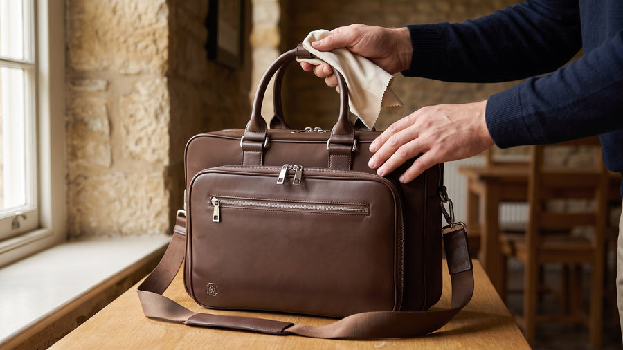 How to Clean a Nylon Bag With Leather Trim